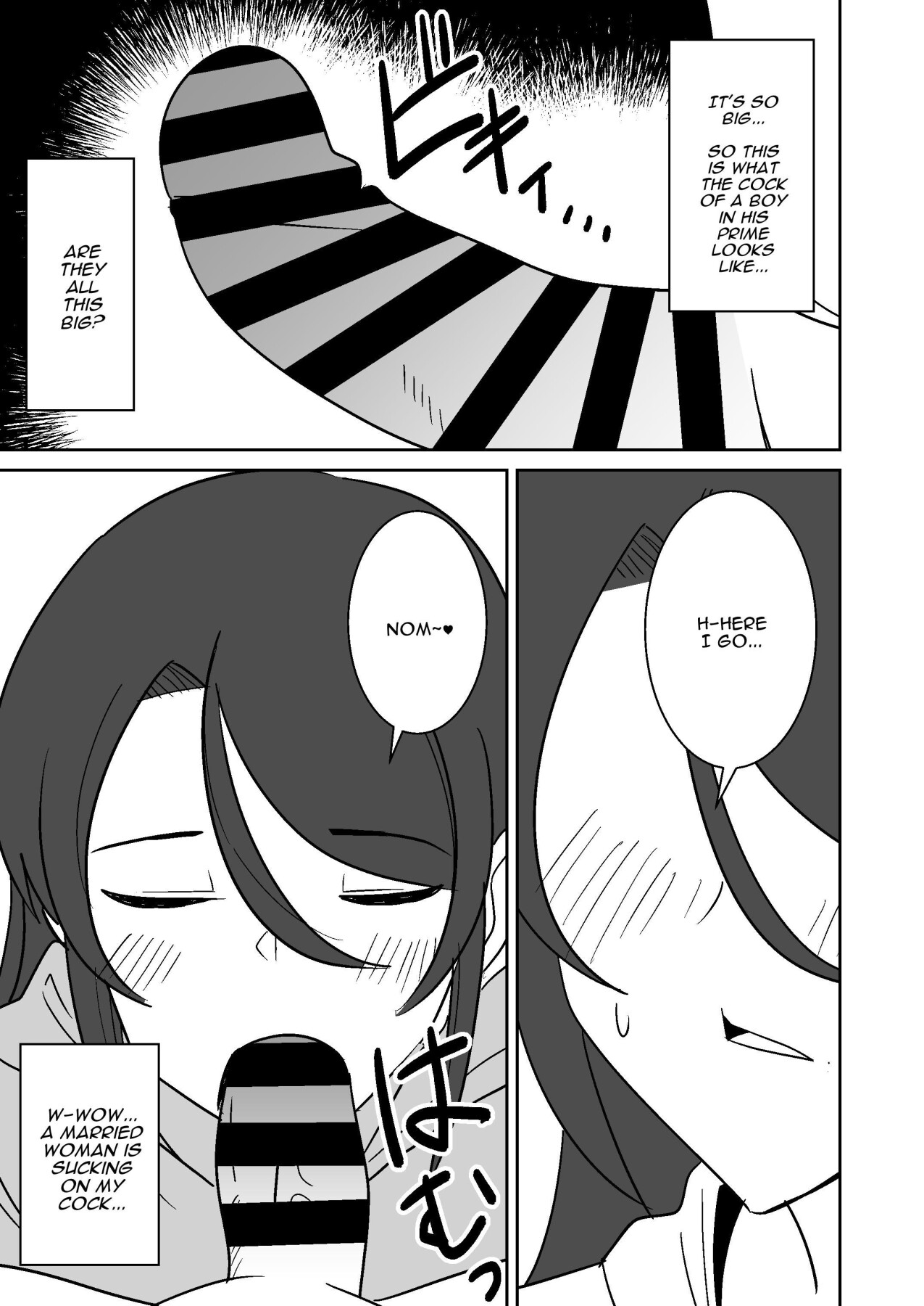 hentai manga Mating with a Huge Assed Housewife